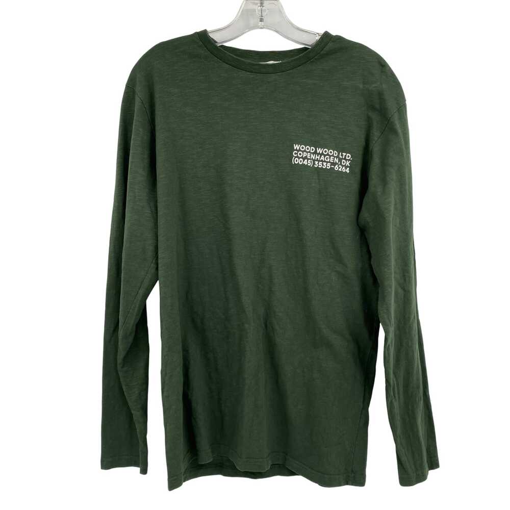 Wood Green Long Sleeve Tee Pullover Round Neck | Mens M